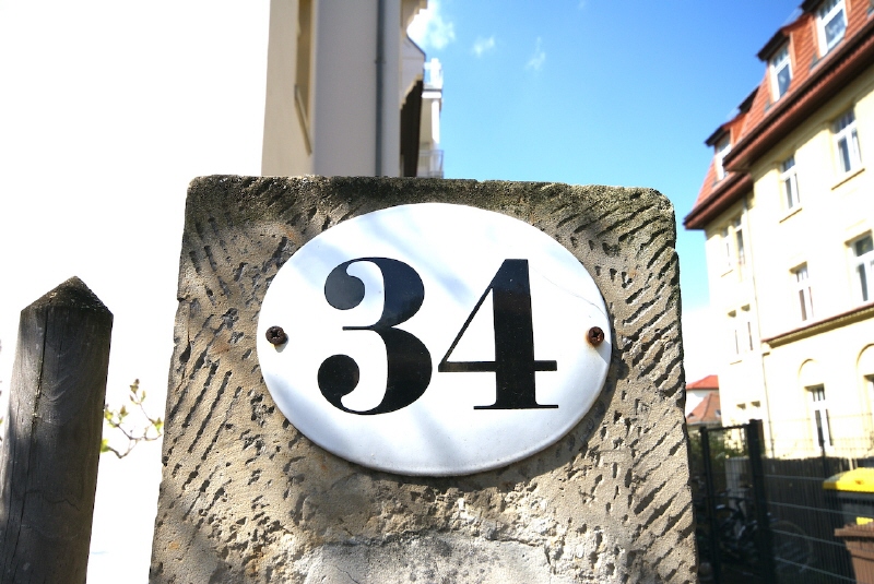 Geb�udeansicht Wohnung Dresden