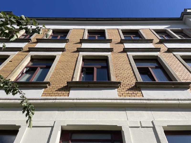Geb�udeansicht Wohnung Dresden
