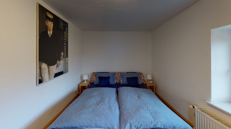 Schlafzimmer Ferienwohnung Haus Struppen