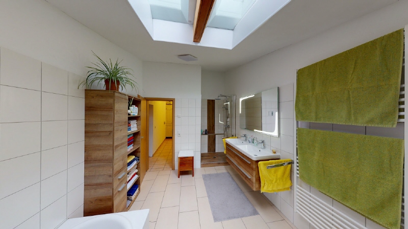 Badezimmer Erdgeschoss Haus Struppen