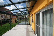 Terrasse Gepflegte Doppelhaush�lfte im Dresdner Norden