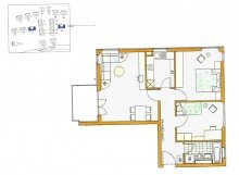 Grundriss Ihr perfektes Investment: Attraktive 3-Zimmer-Wohnung im begehrten F�rsten Park Dresden!