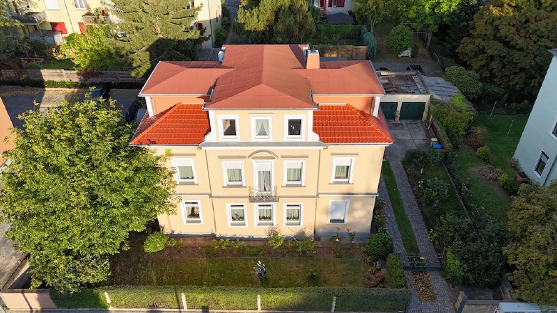 Hausansicht Mehrfamilienhaus Dresden
