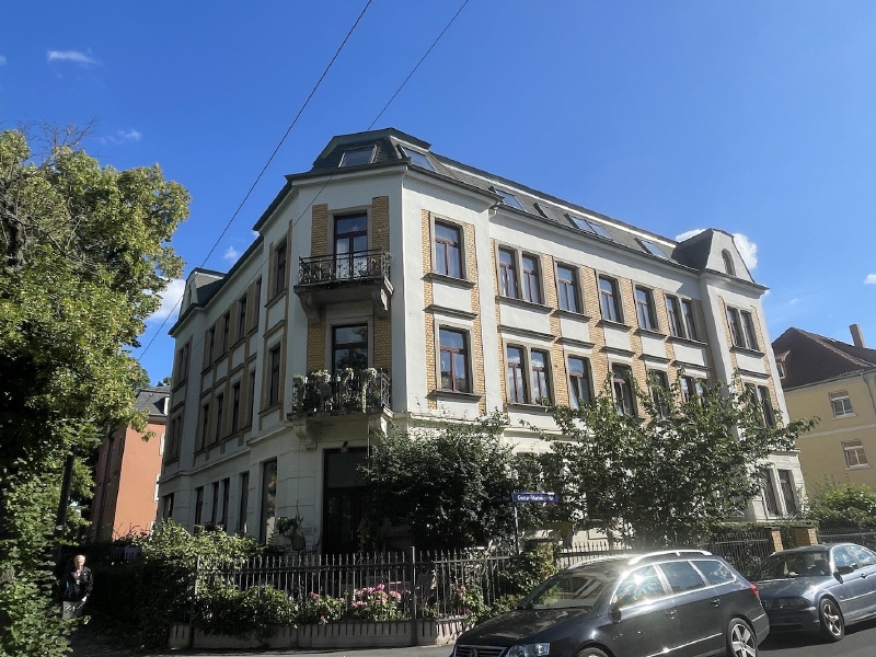 Geb�udeansicht Wohnung Dresden