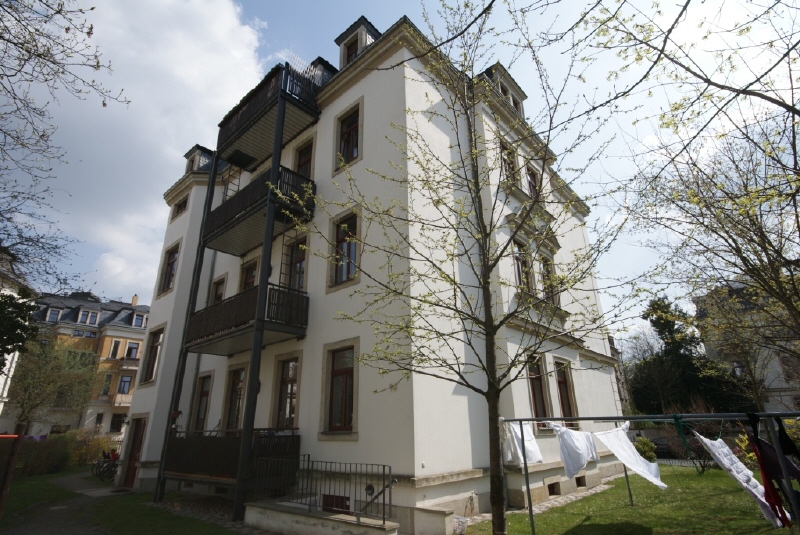 Hinteransicht Wohnung Dresden