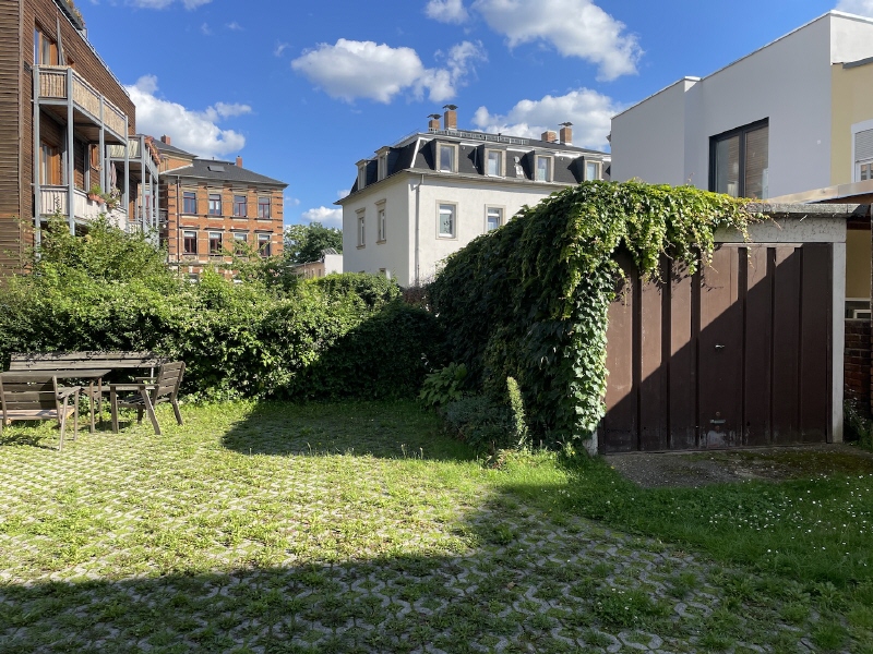 Geb�udeansicht Wohnung Dresden
