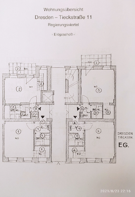Grundriss Wohnung Dresden