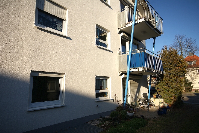 Geb�udeansicht Wohnung Dresden
