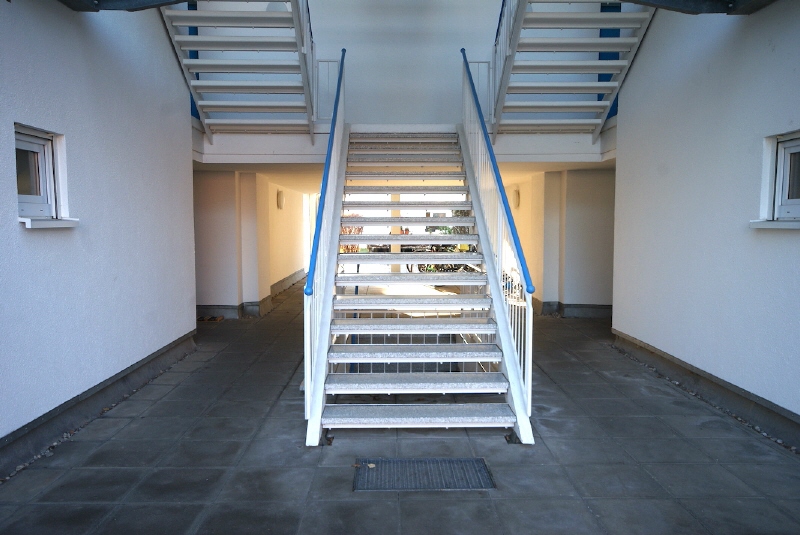 Treppe zu den Wohnungen Wohnung Dresden