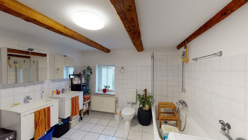 Badezimmer Obergeschoss Haus Struppen