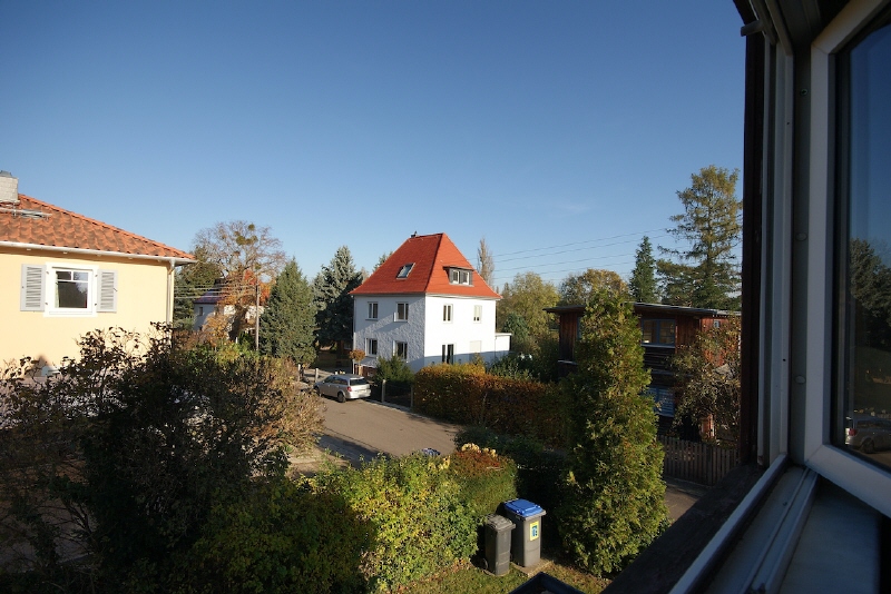 Ausblick vom DG Einfamilienhaus Dresden