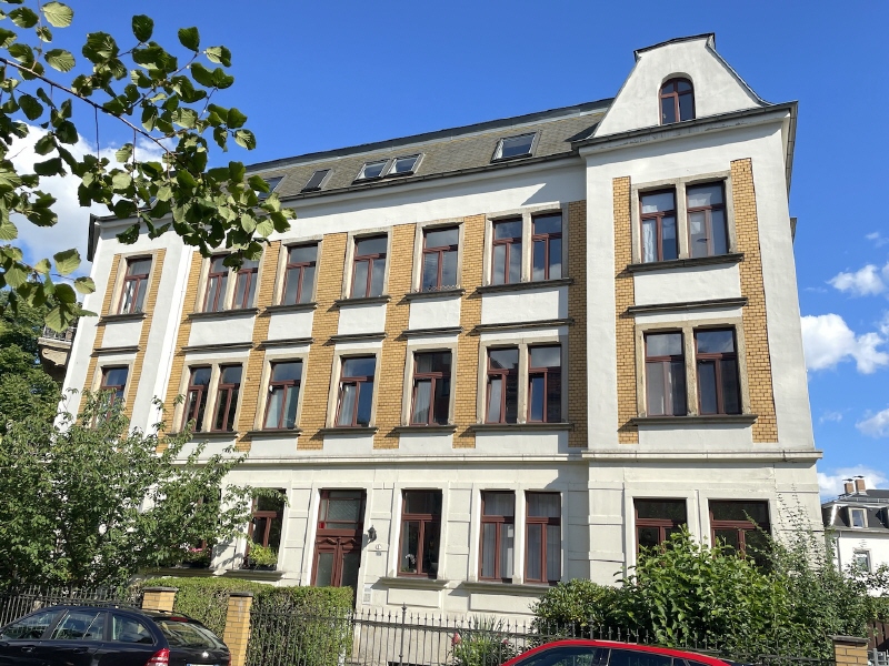 Geb�udeansicht Wohnung Dresden