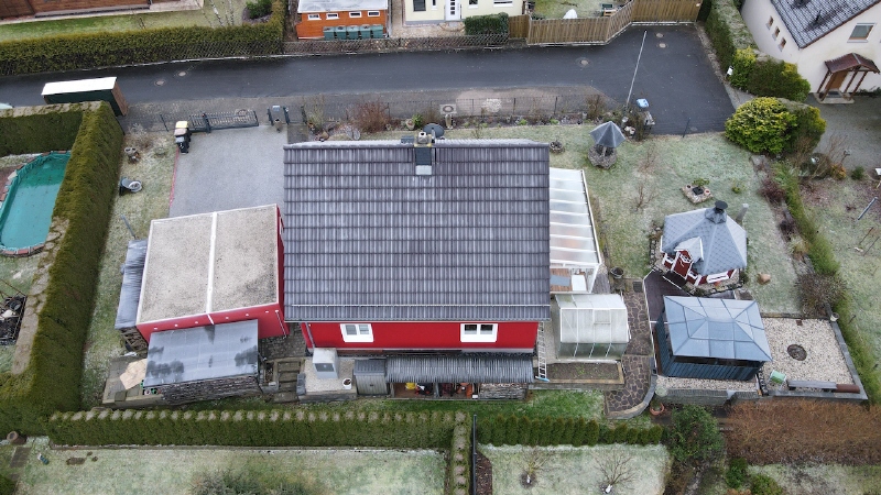 Luftansicht Einfamilienhaus Moritzburg