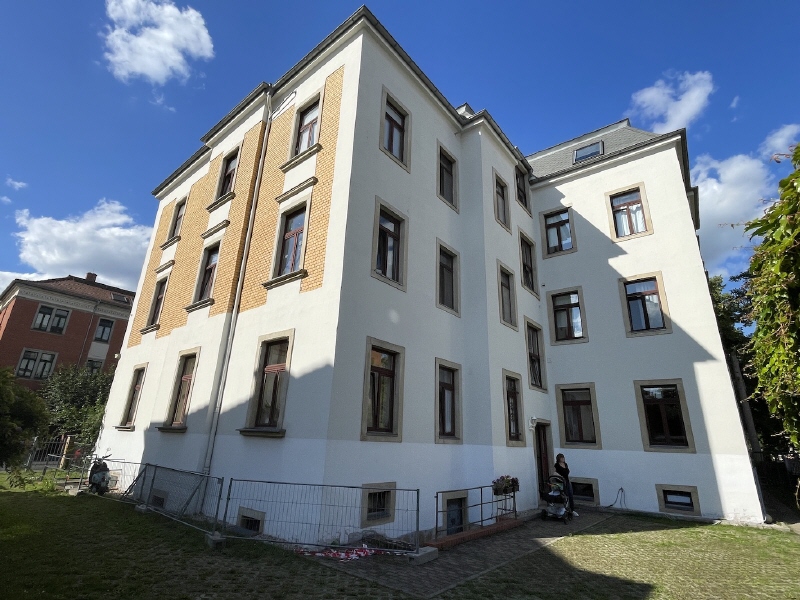 Geb�udeansicht Wohnung Dresden