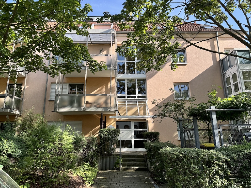 Geb�udeansicht Wohnung Dresden