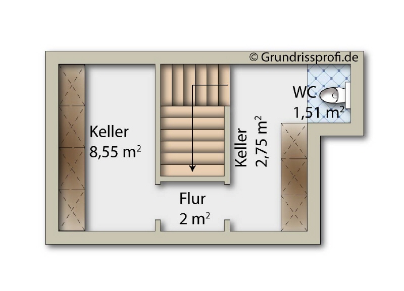 Grundriss Keller Einfamilienhaus Dresden