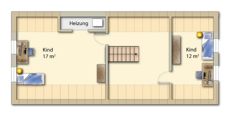 Grundriss Dachgeschoss Einfamilienhaus Kreischa