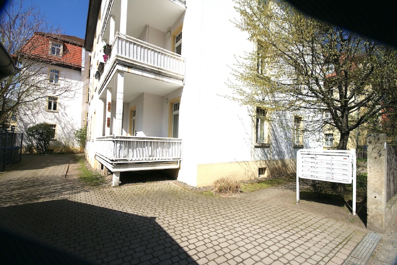 Geb�udeansicht Wohnung Dresden