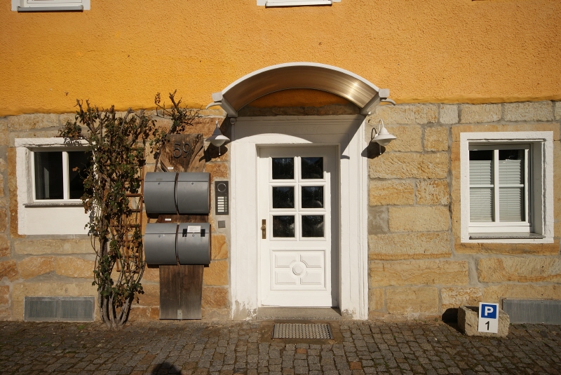 Hauseingang Mieter Haus Struppen