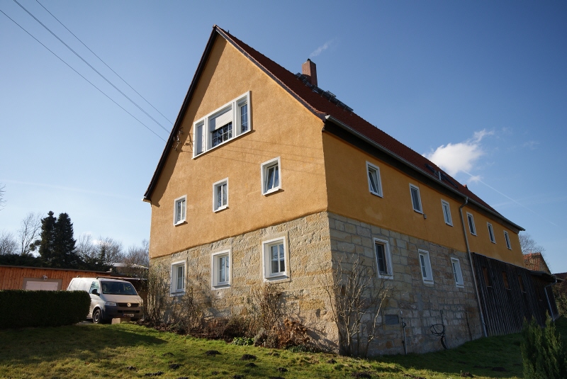 Giebel Osten Haus Struppen