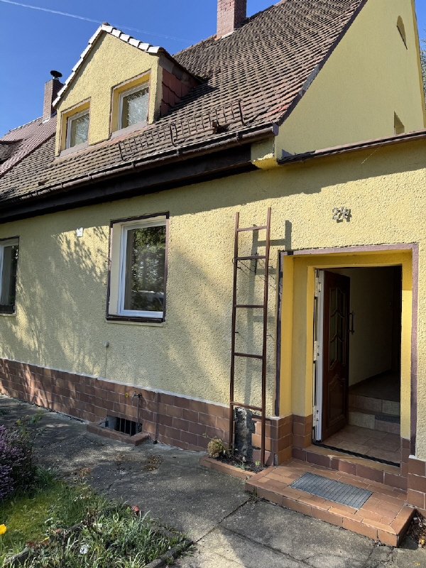 Au�enansicht Doppelhaush�lfte Dresden