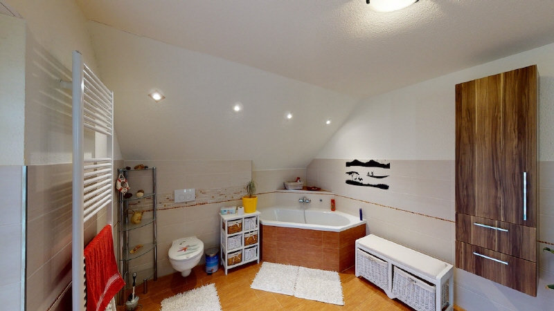 Badezimmer OG Einfamilienhaus Moritzburg