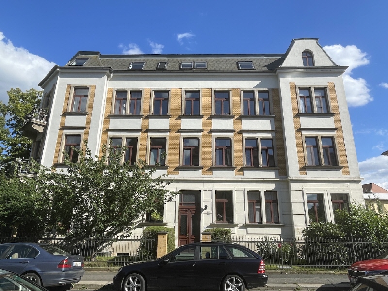 Geb�udeansicht Wohnung Dresden