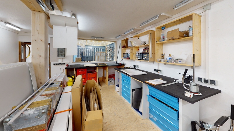 Werkstatt Scheune Haus Struppen