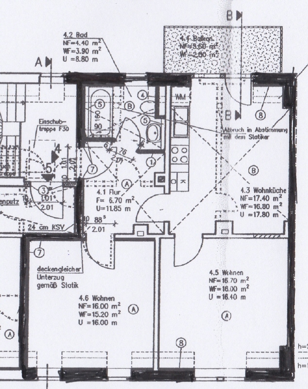 Grundriss Wohnung Dresden