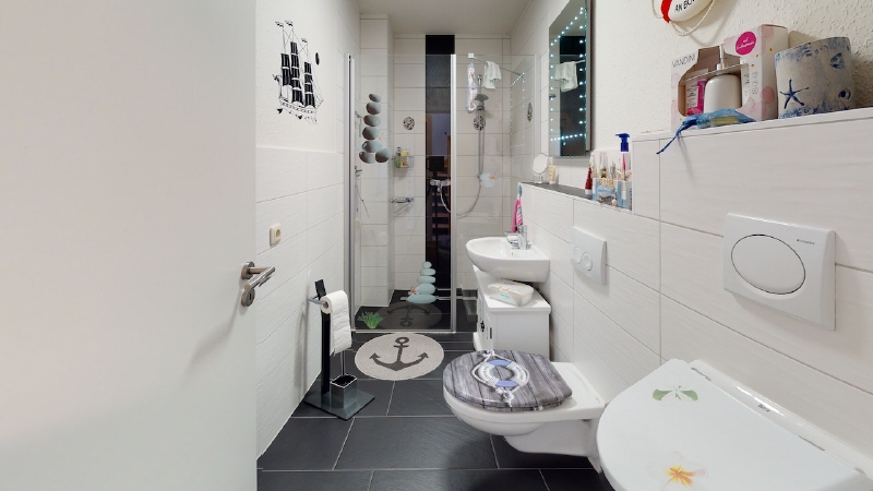 Badezimmer EG Einfamilienhaus Moritzburg