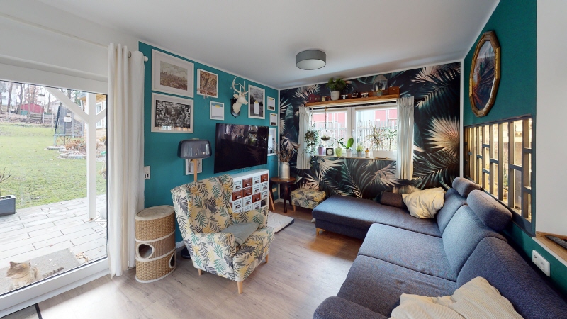 Wohnzimmer Einfamilienhaus Radebeul