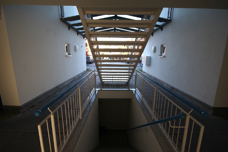 Treppe zur Tiefgarage Wohnung Dresden