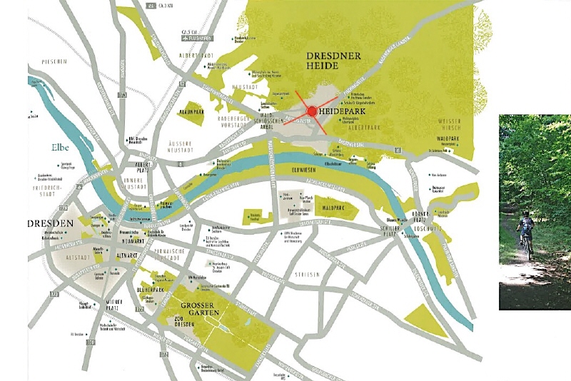 Lagekarte Penthousewohnung Dresden