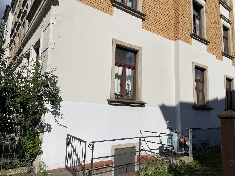 Geb�udeansicht Wohnung Dresden