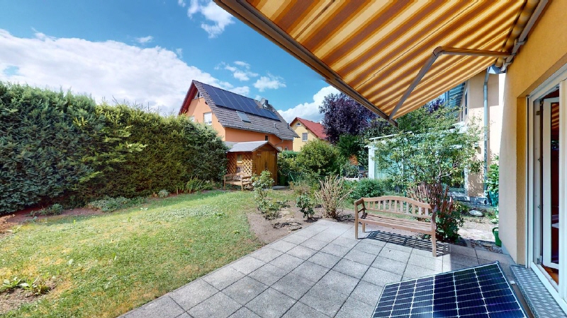 Garten Doppelhaush�lfte Dresden