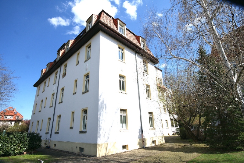 Geb�udeansicht Wohnung Dresden
