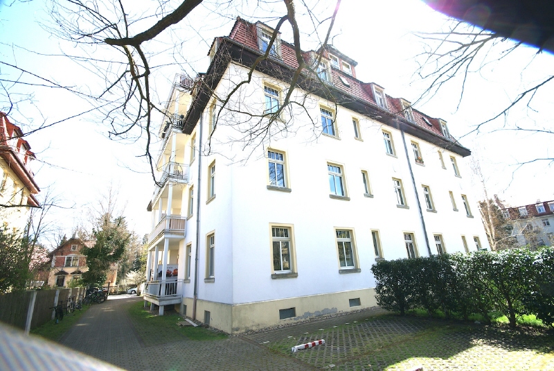 Geb�udeansicht Wohnung Dresden