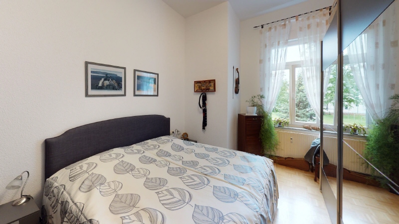 Schlafzimmer 1 Wohnung Dresden