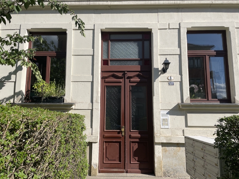 Geb�udeansicht Wohnung Dresden