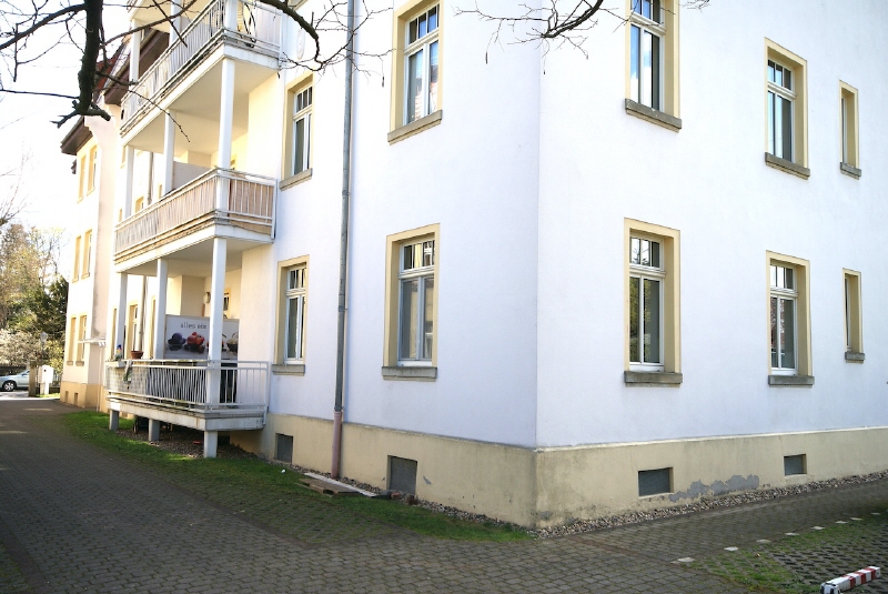 Geb�udeansicht Wohnung Dresden