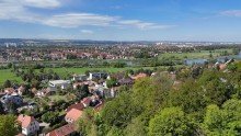 Blick Mehrfamilienhaus in traumhafter H�henlage Dresdens