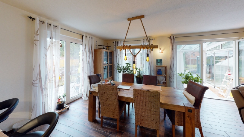 Essbereich Wohnzimmer Einfamilienhaus Moritzburg