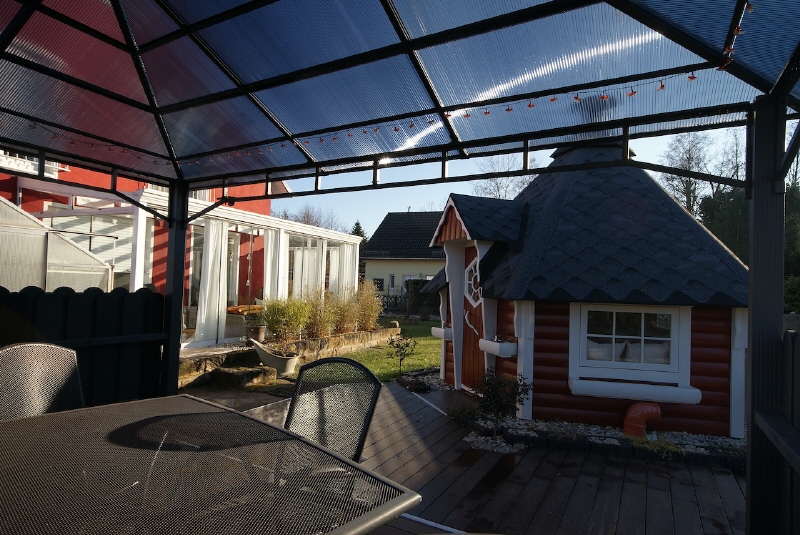 Sicht von Pavilion Einfamilienhaus Moritzburg