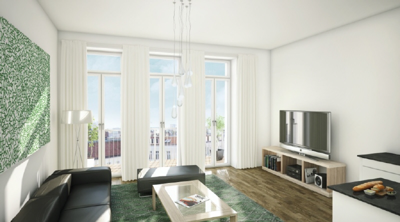 Innen Visualisierung Wohnung Dresden