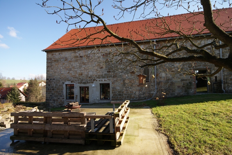 Zugang zum Wohnzimmer Haus Struppen