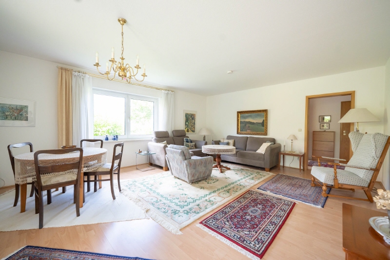 Wohnzimmer im Erdgeschoss Einfamilienhaus Ullersdorf