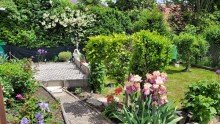Garten Blick ins Gr�ne �ber Dresden