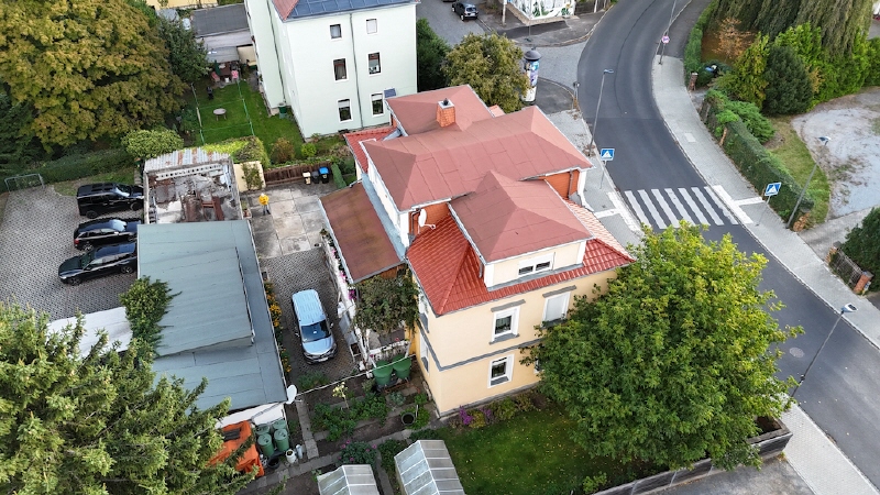 Hausansicht Mehrfamilienhaus Dresden