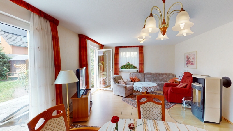 Wohnzimmer Doppelhaush�lfte Dresden