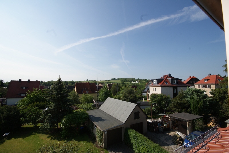 Blick aus dem DG Einfamilienhaus Bannewitz